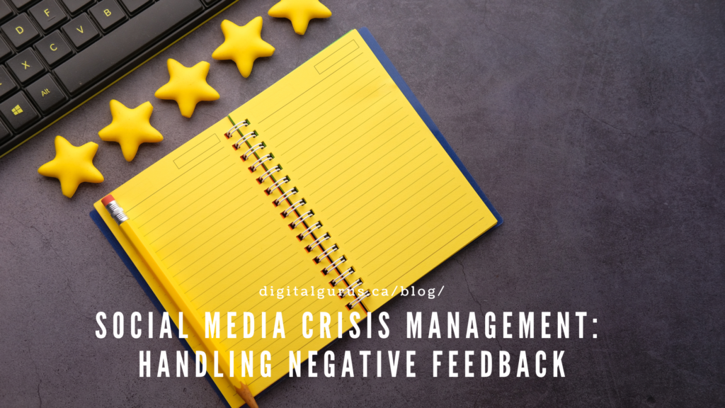 Social Media Crisis Management: Handling Negative Feedback